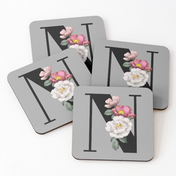 Item preview, Floral Initial - N designed and sold by CulverCrafts.