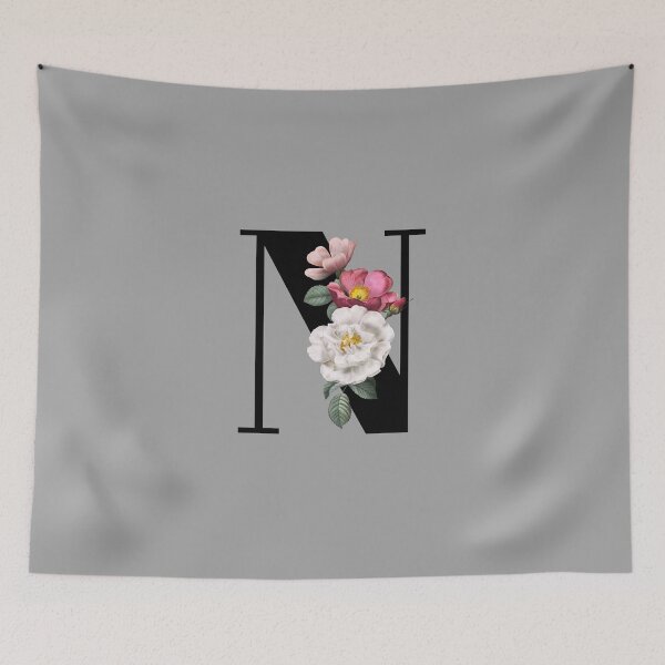 Item preview, Floral Initial - N designed and sold by CulverCrafts.
