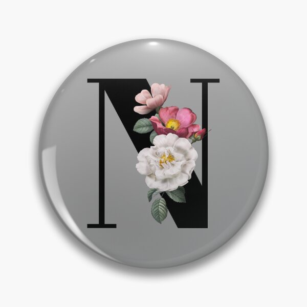Item preview, Floral Initial - N designed and sold by CulverCrafts.