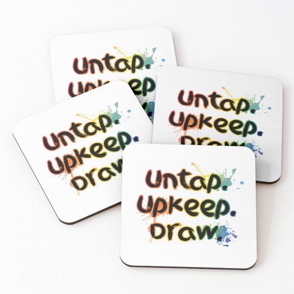 Item preview, Untap. Upkeep. Draw. designed and sold by amandartwork.