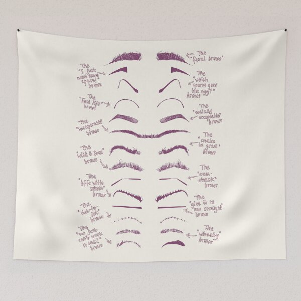 Item preview, FunnyBrows designed and sold by minniemorrisart.