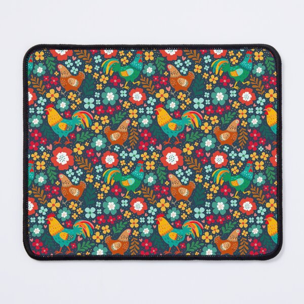 Item preview, Colorful Chickens designed and sold by KrisInStitches.