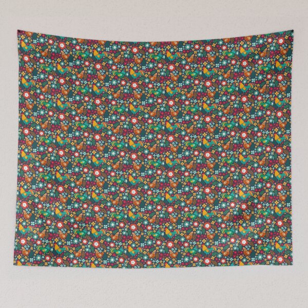 Item preview, Colorful Chickens designed and sold by KrisInStitches.