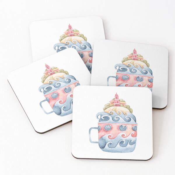 Item preview, Cute watercolor nautical digital painting designed and sold by tiana-geo.