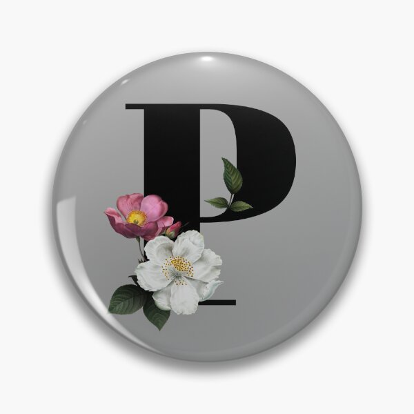 Item preview, Floral Initial - P designed and sold by CulverCrafts.