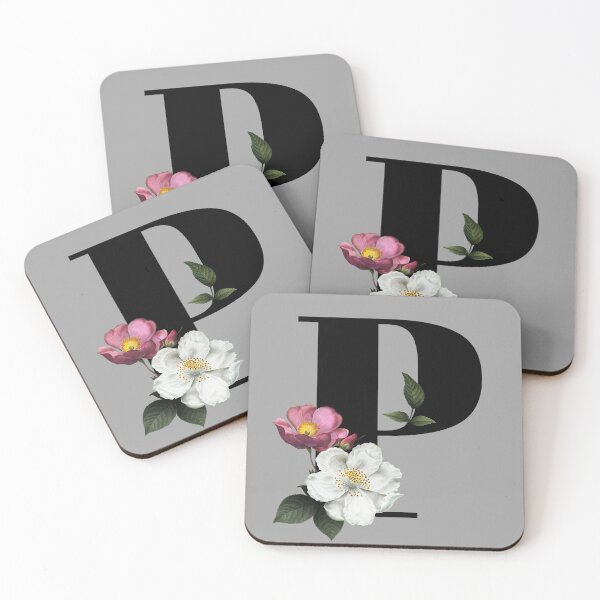 Item preview, Floral Initial - P designed and sold by CulverCrafts.