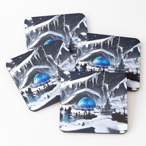 Item preview, Frozen Ice World #1 | AI generated art designed and sold by MichelangeloAI.