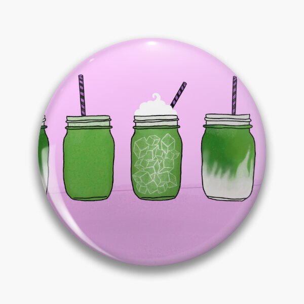 Item preview, Iced Matcha Latte Repeating Design designed and sold by Booneb.