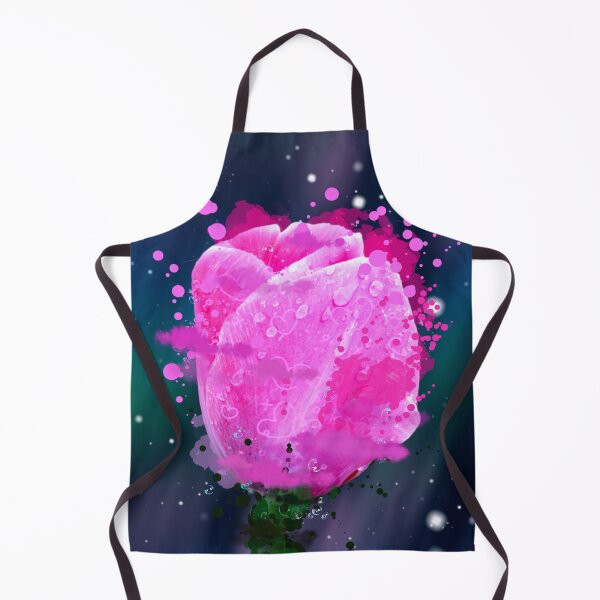 Item preview, Arte floral de la acuarela de la flor de los tulipanes rosados designed and sold by Ascooepics.