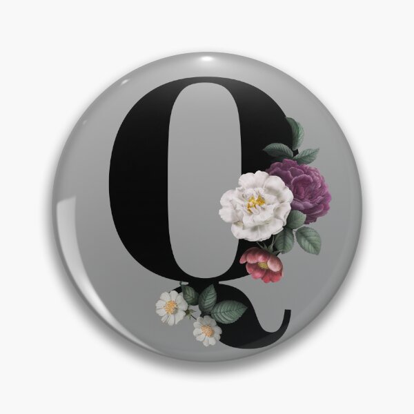 Item preview, Floral Initial - Q designed and sold by CulverCrafts.