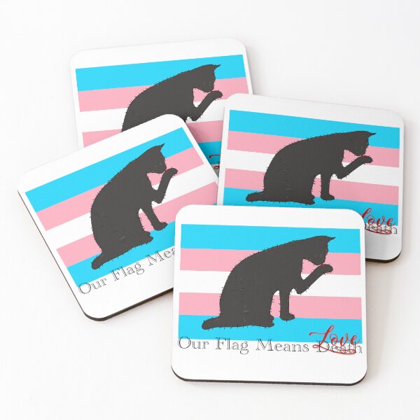 Item preview, Nuestra bandera significa amor bandera del orgullo trans designed and sold by JenTalleyDesign.