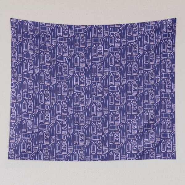 Item preview, Purple Paint Arttools Pattern designed and sold by PatternsaPlenty.