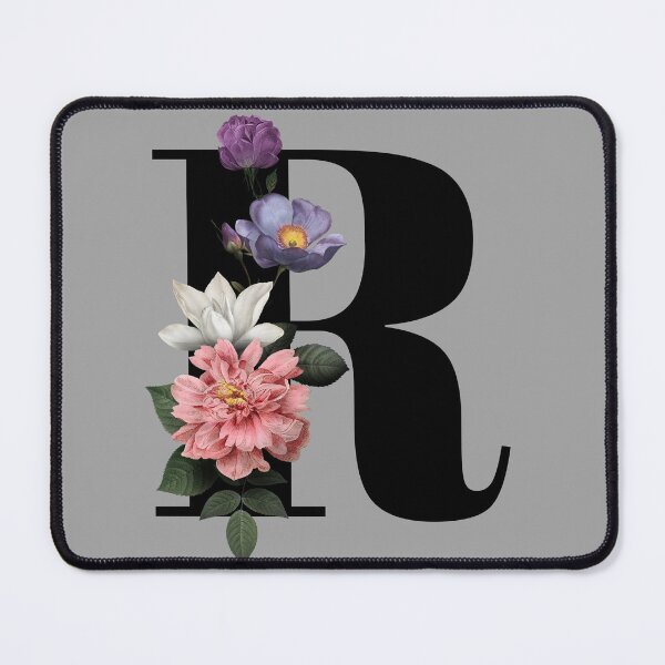 Item preview, Floral Initial - R designed and sold by CulverCrafts.