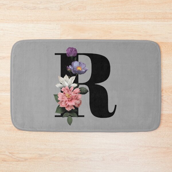 Item preview, Floral Initial - R designed and sold by CulverCrafts.