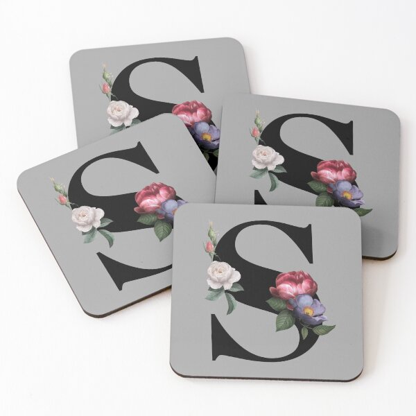 Item preview, Floral Initial - S designed and sold by CulverCrafts.
