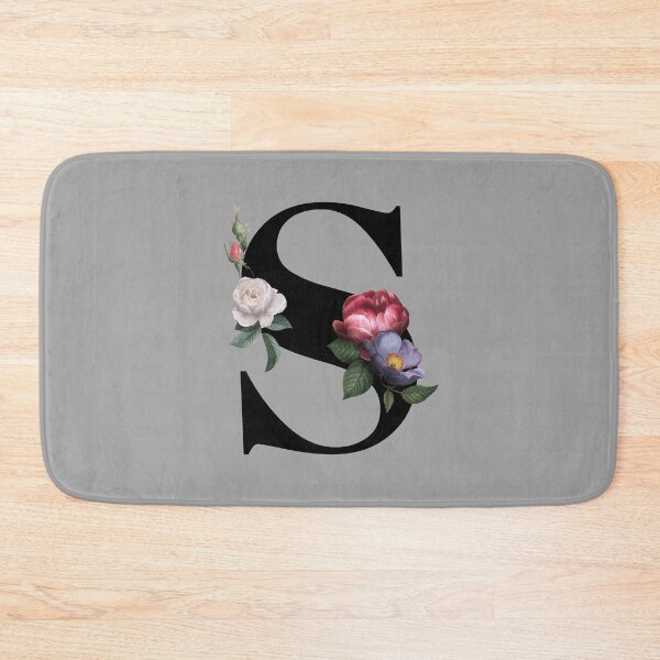 Item preview, Floral Initial - S designed and sold by CulverCrafts.