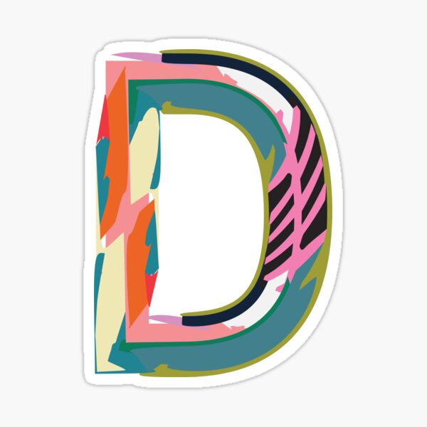 Letter D Stickers | Redbubble