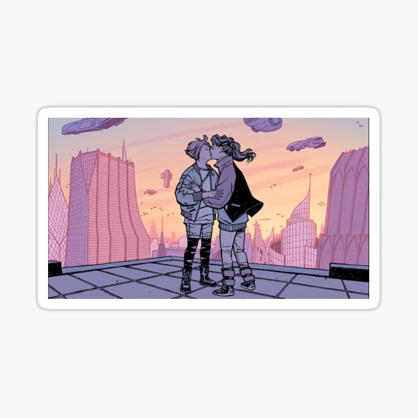 Item preview, Paper Girls LGBT Art designed and sold by zoeyjw.