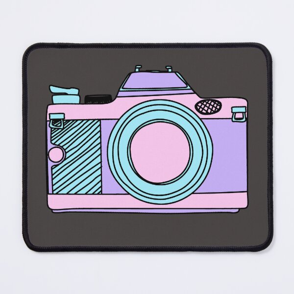 Item preview, Camera in pastel unicorn colours photography photographer designed and sold by incurablehippie.