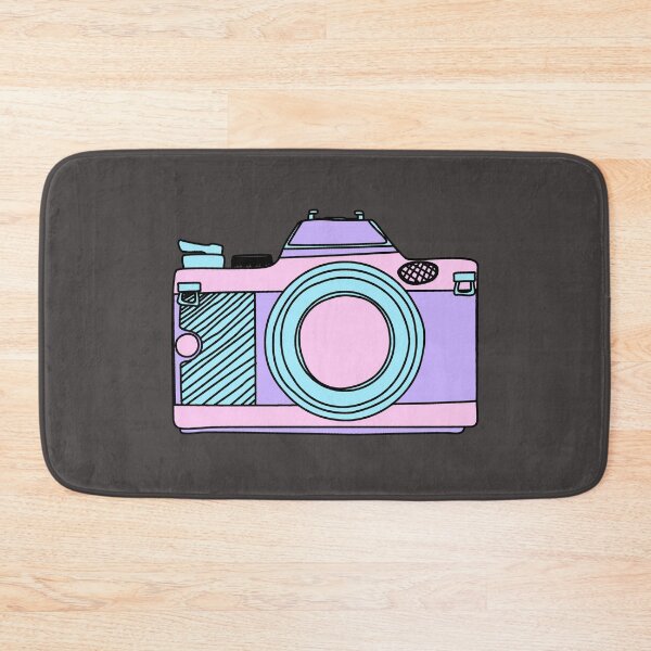 Item preview, Camera in pastel unicorn colours photography photographer designed and sold by incurablehippie.