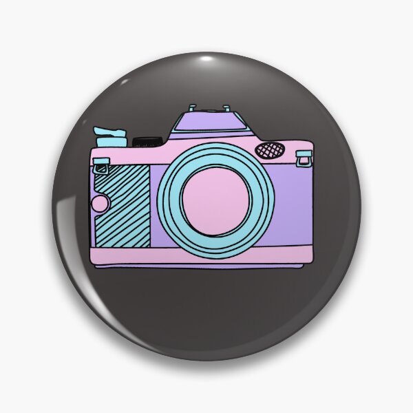 Item preview, Camera in pastel unicorn colours photography photographer designed and sold by incurablehippie.