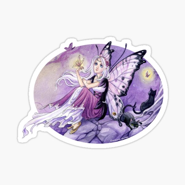 Purple Fairy Stickers