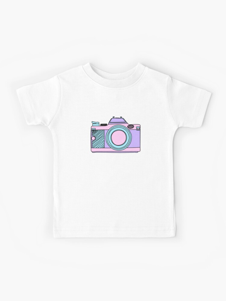 Camiseta para niños «Fotógrafo de cámara en colores pastel unicornio» de  incurablehippie | Redbubble