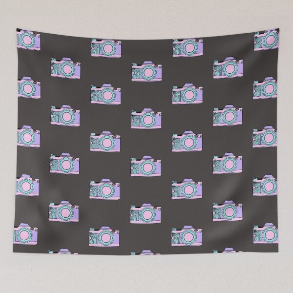 Item preview, Camera in pastel unicorn colours photography photographer designed and sold by incurablehippie.
