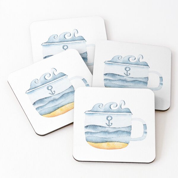Item preview, Cute watercolor nautical digital painting designed and sold by tiana-geo.