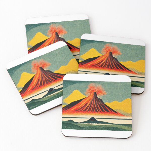 Item preview, Minimal Volcanic Eruption designed and sold by MoreMachine.