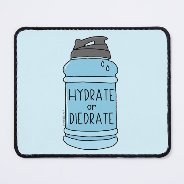 Item preview, Hydrate Or Diedrate Water Bottle designed and sold by PinkLollypop.