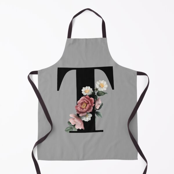 Item preview, Floral Initial - T designed and sold by CulverCrafts.