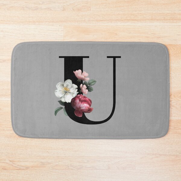 Item preview, Floral Initial - U designed and sold by CulverCrafts.