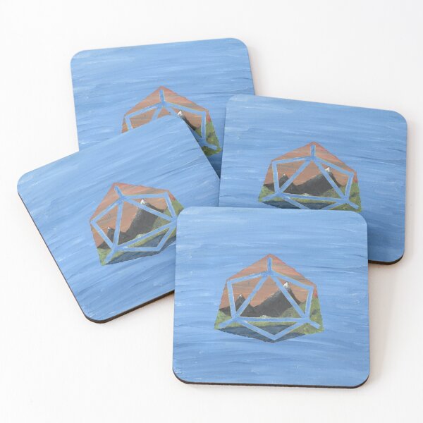 Item preview, d20 mountain scene designed and sold by LaghndDesigns.