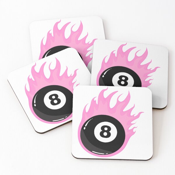 Item preview, 8 ball (pink) designed and sold by moonkissess.