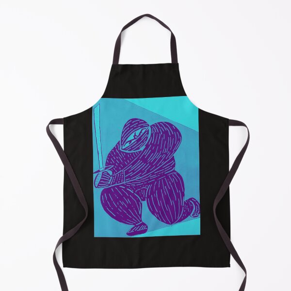 Item preview, Crouching Ninja (light/blue) designed and sold by DMcK Designs.