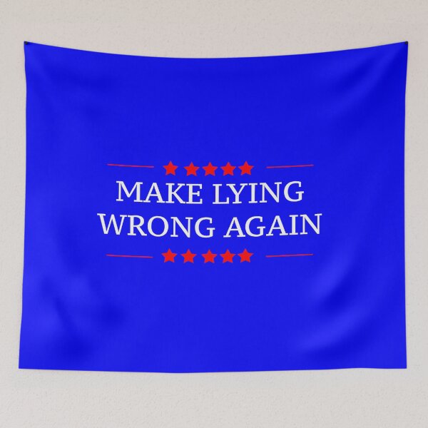 Item preview, Make Lying Wrong Again designed and sold by Thinkblots.