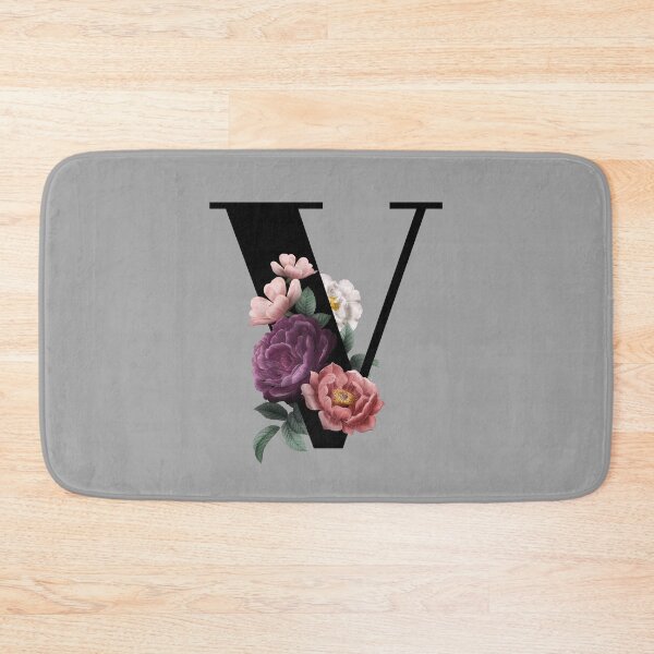 Item preview, Floral Initial - V designed and sold by CulverCrafts.