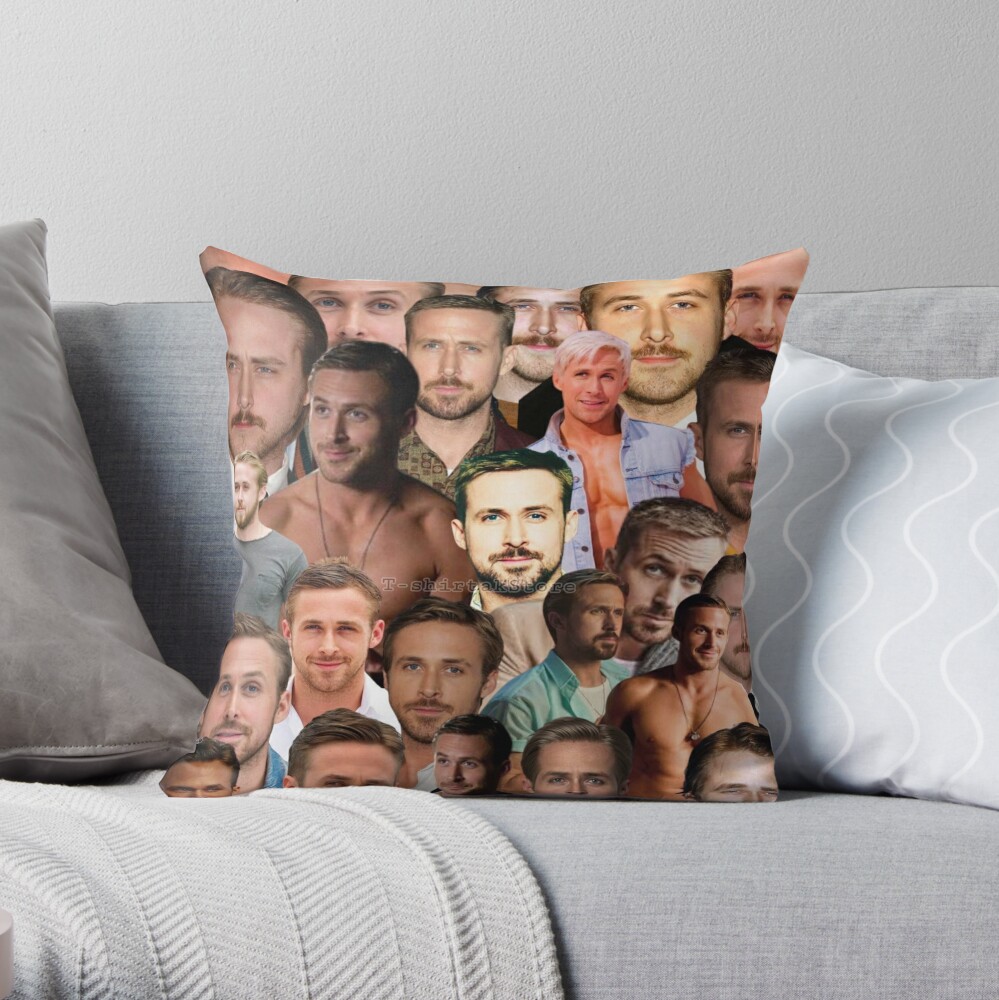 Ryan Gosling Photo Collage Pillowcase