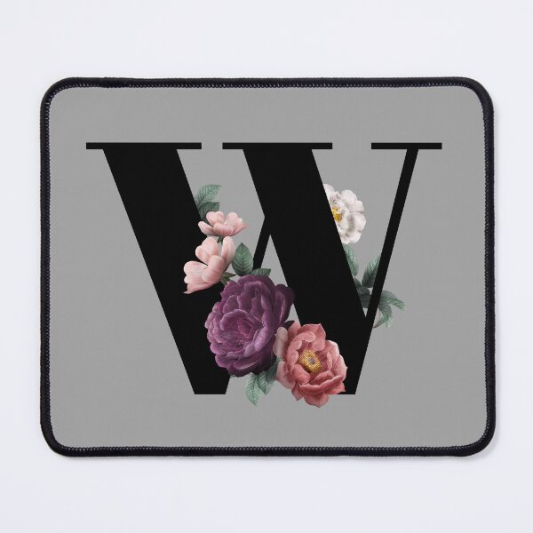 Item preview, Floral Initial - W designed and sold by CulverCrafts.