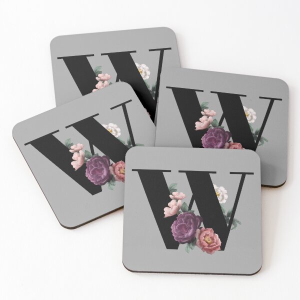 Item preview, Floral Initial - W designed and sold by CulverCrafts.