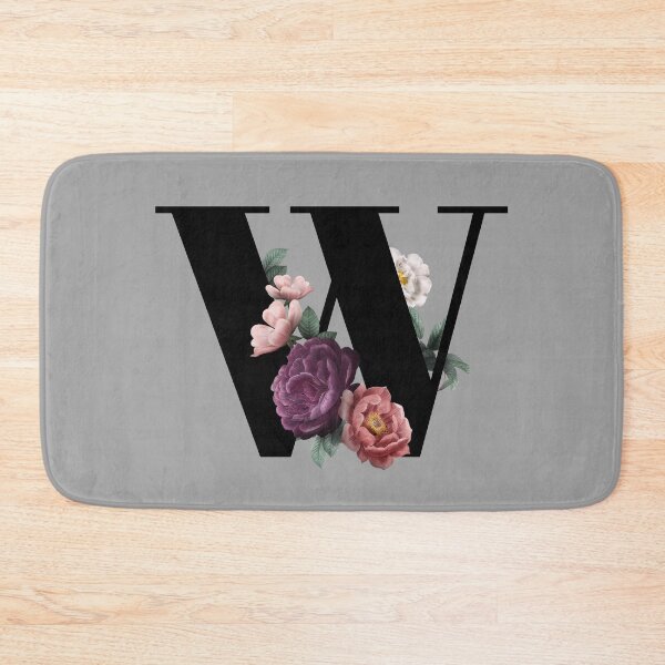 Item preview, Floral Initial - W designed and sold by CulverCrafts.