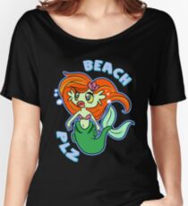 Cute Kawaii Anime Mermaid Retro Women's Relaxed Fit T-Shirt