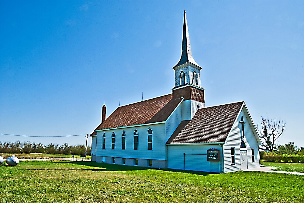 "The Nathanael Volmer Lutheran Church, Dagmar, Montana, USA" by Bryan