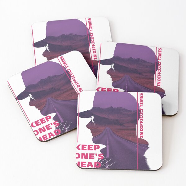 Item preview, Keep one's head in difficult time. designed and sold by Afrocat prints.