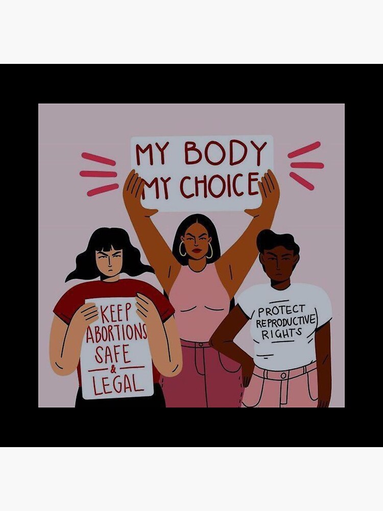 Lámina artística «fondo de aborto, pro elección, derechos reproductivos