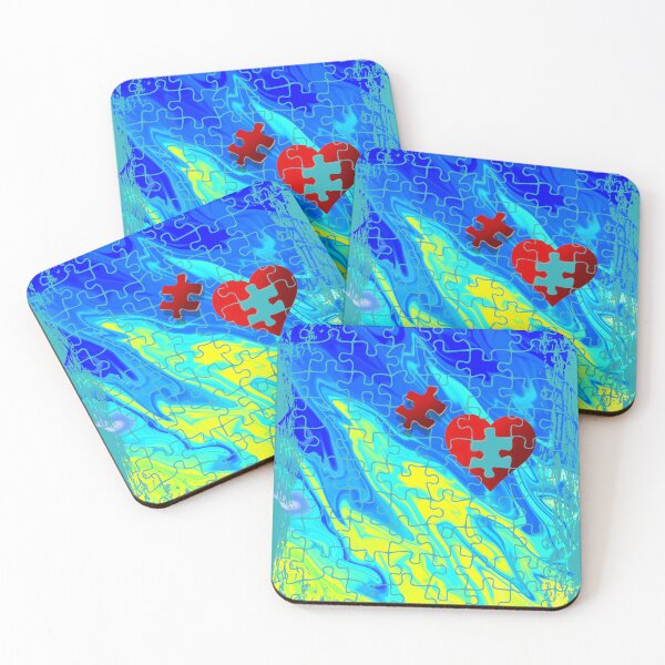 Item preview, Colourful jigsaw puzzle lover design  designed and sold by TipTopTapo.