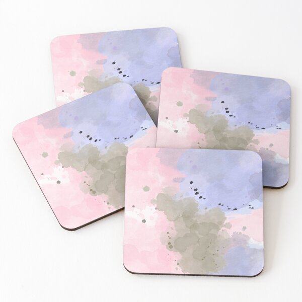 Item preview, pink blue and grey seamless pattern designed and sold by Soofingscapes.