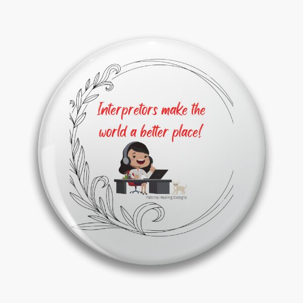 Item preview, Interpreter at desk Design designed and sold by PalomaHealing24.