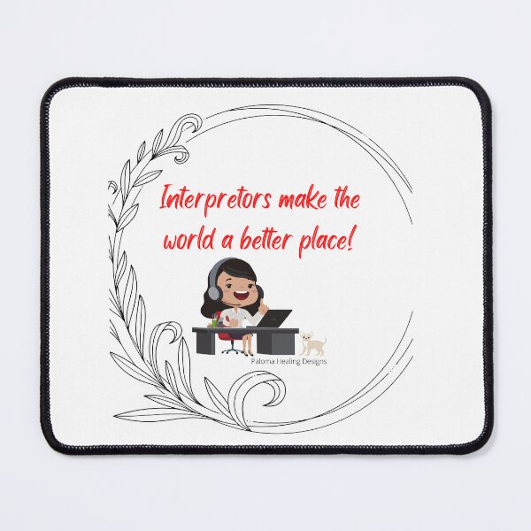 Item preview, Interpreter at desk Design designed and sold by PalomaHealing24.